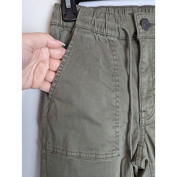 American Eagle Stretch High waisted Drawstring Pants Size 2 Regular Soft Pockets - Picture 4 of 12